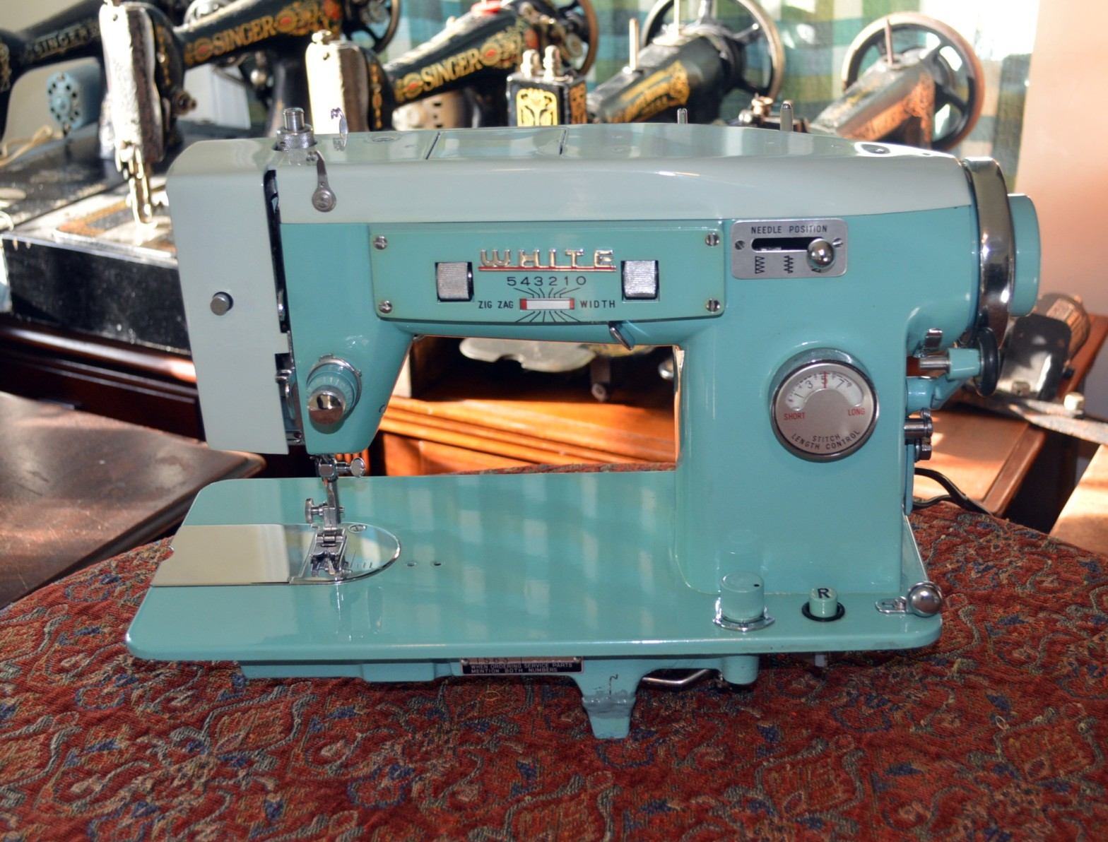 Restoration of a Vintage 1960's White Model 1563 All Metal Sewing Machine –  Professionally Restored Vintage Fine Quality Sewing Machines