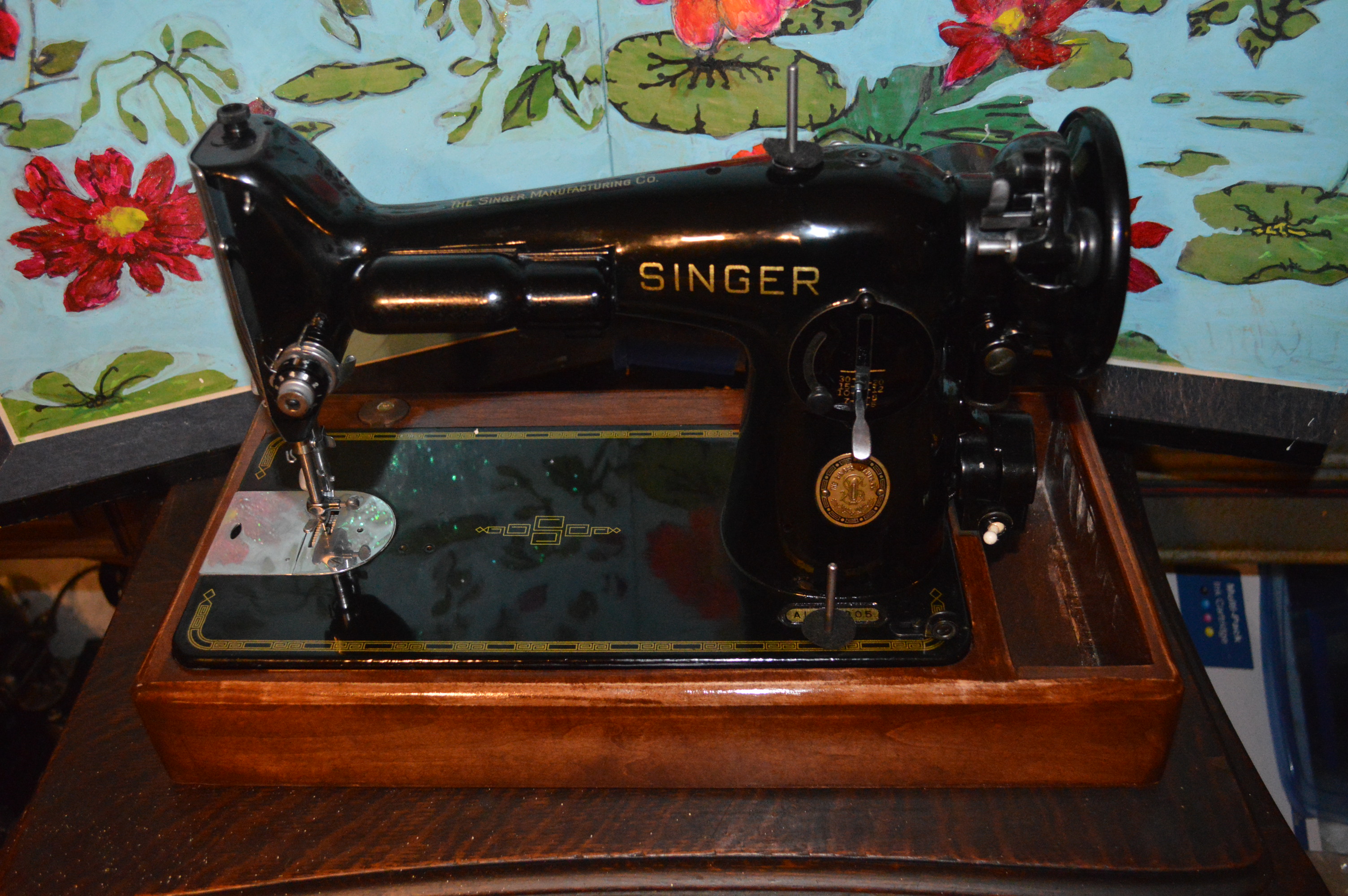 Custom Singer Featherweight 221 Sewing Machine Restoration Decals Paperclip 